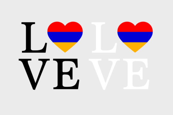 Armenia Flag, Love Armenia, SVG PNG