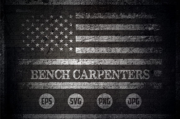 Bench Carpenters - USA Flag: Graphics & Crafts Asset