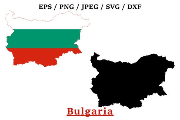 Bulgaria National Flag Map Design: Graphics and Crafts for Real Publishing