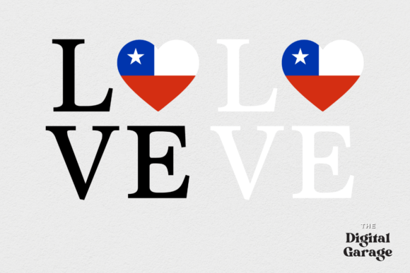 Chile Flag, Love Chile, SVG PNG