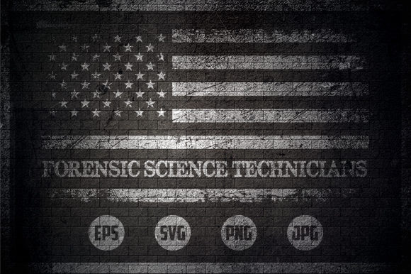 Forensic Science Technicians - USA Flag Graphics and Crafts