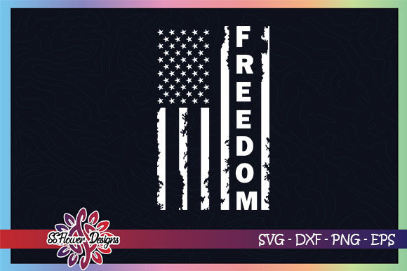 Freedom American Flag 4th of July Graphics & Crafts