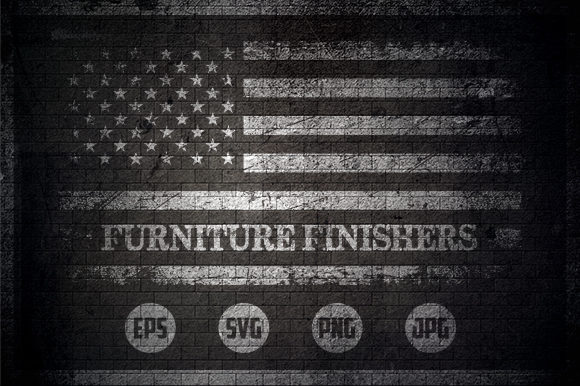 Furniture Finishers - USA Flag Graphics