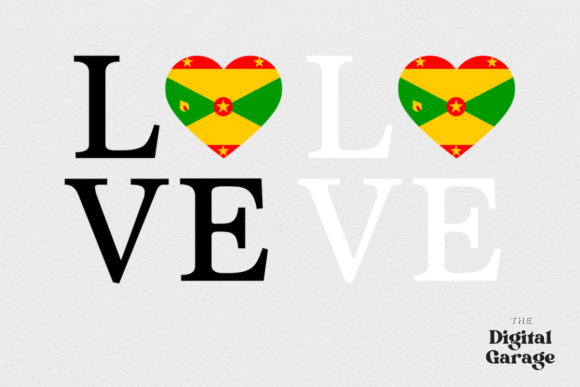 Grenada Flag, Love Grenada, SVG PNG