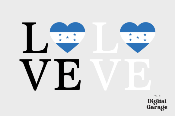 Honduras Flag, Love Honduras, SVG PNG