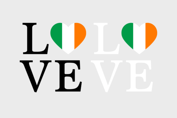 Ireland Flag, Love Ireland, SVG PNG