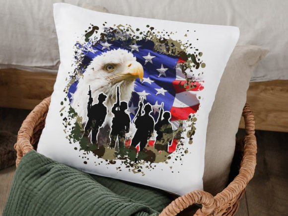 Patriotic Sublimation Design, USA Flag Graphics