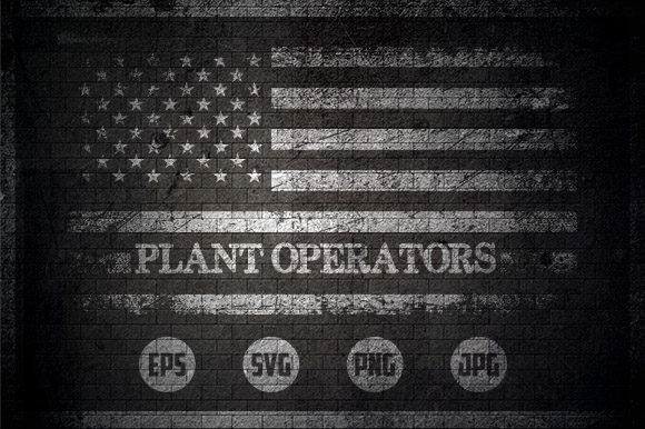 Plant Operators - USA Flag Graphics and Crafts